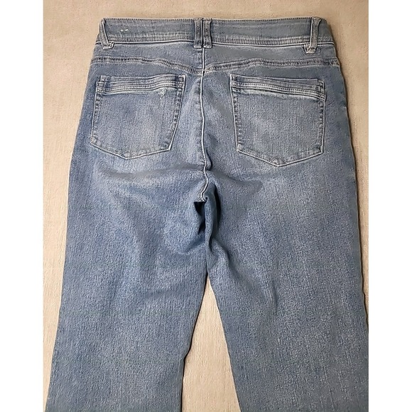 Democracy Jeans Flair Leg Ab Technology Denim Women's Size 12 High Rise Jeans - Picture 12 of 12